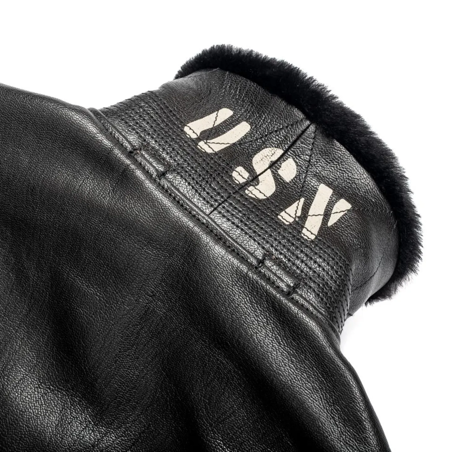 Buzz Rickson's x William Gibson G-1 Leather Jacket Black