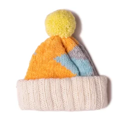 Chamula Double Cuff Cap Lightning Ivory