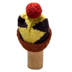 Chamula Double Cuff Cap Lightning Red Rust