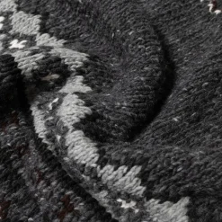 Chamula Fair Isle #3 Pullover Knit Ox Grey