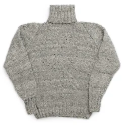 Chamula Turtleneck Pullover Pearl Grey