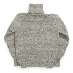 Chamula Turtleneck Pullover Pearl Grey