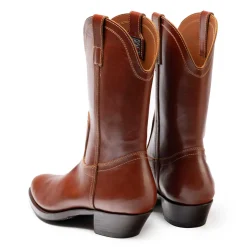 Clinch by Brass Tokyo Clinch Cowboy Boots Horsehide Brown