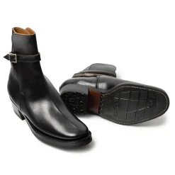 Clinch by Brass Tokyo Clinch Jodhpur Boots Black Horsebutt CN Soft Toe