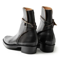 Clinch by Brass Tokyo Clinch Jodhpur Boots Black Horsebutt CN Soft Toe