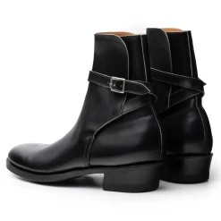 Clinch by Brass Tokyo Clinch Jodhpur Boots Black Calf CN Wide