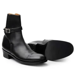 Clinch by Brass Tokyo Clinch Jodhpur Boots Black Calf CN Wide