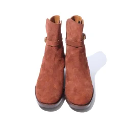 Clinch by Brass Tokyo x Allevol Clinch x Allevol Jodhpur Boots Shinki Horsehide Suede Brown