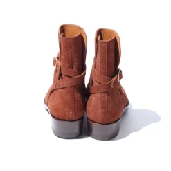 Clinch by Brass Tokyo x Allevol Clinch x Allevol Jodhpur Boots Shinki Horsehide Suede Brown