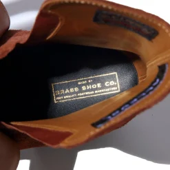 Clinch by Brass Tokyo x Allevol Clinch x Allevol Jodhpur Boots Shinki Horsehide Suede Brown