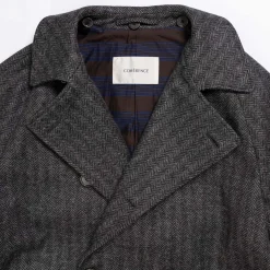 Coherence FouFou II Chevron Tweed Jersey Grey