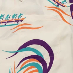 Duke Kahanamoku Special Edition 'Hawaiian Paddle' Hawaiian Shirt Ivory