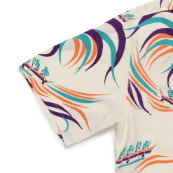 Duke Kahanamoku Special Edition 'Hawaiian Paddle' Hawaiian Shirt Ivory