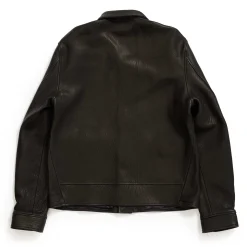 Fine Creek Leather s 'Joseph' Deerskin Leather Jacket Black