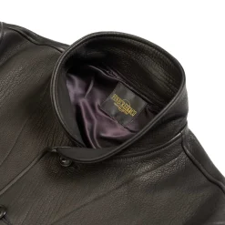 Fine Creek Leather s 'Joseph' Deerskin Leather Jacket Black