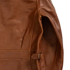 Fine Creek Leather s 'Top Field' Horsehide Leather Jacket Brown