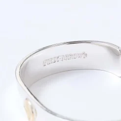 First Arrow's 12 mm Plain Bangle 18K BR-001