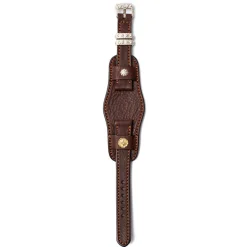 First Arrow's K18 Watch Belt Brown Leather