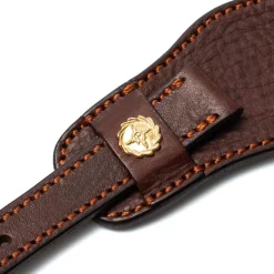 First Arrow's K18 Watch Belt Brown Leather