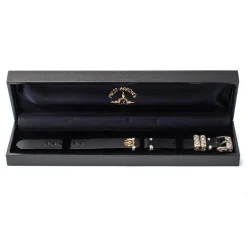 First Arrow's K18 Watch Strap Black Leather