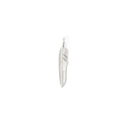 First Arrow's Kazekiri Silver Feather Pendant M P-557