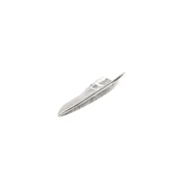 First Arrow's Kazekiri Silver Feather Pendant M P-557