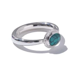 First Arrow's Loop Ring w/Turquoise (R-030)
