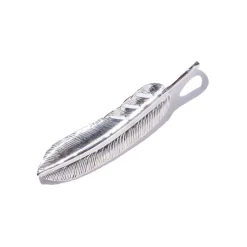 First Arrow's Silver Feather Pendant M P-519