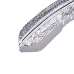 First Arrow's Silver Feather Pendant M P-519