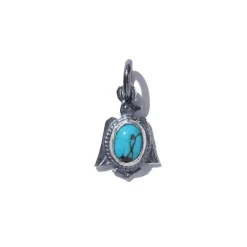 First Arrow's Thunderbird Pendant w/Turquoise (P-445)