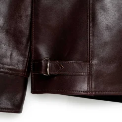 Fountain Head Leathers Alpha Horsehide Leather Jacket Brown