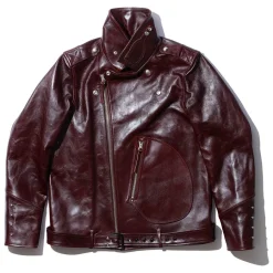 Fountain Head Leathers Beta Horsehide Leather Jacket Brown