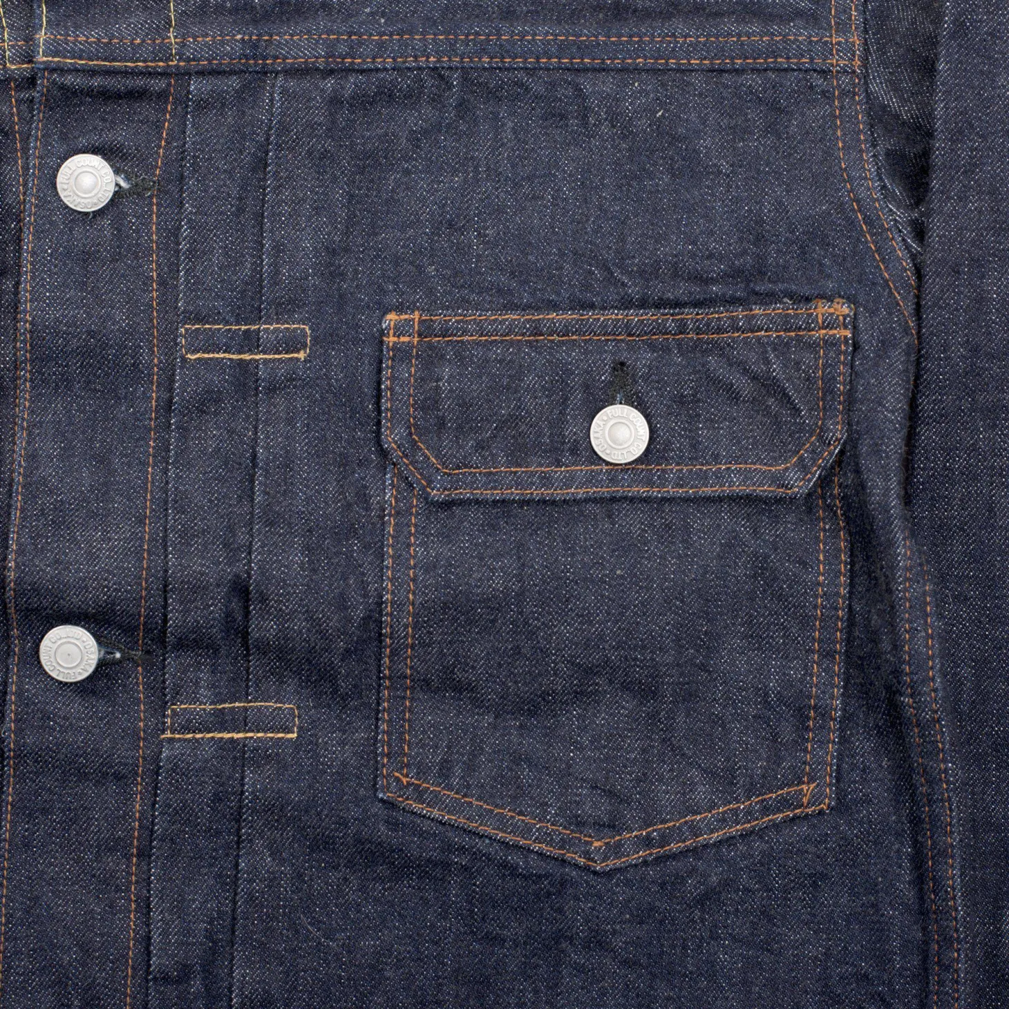 Full Count 2102 Type II 13.75oz Denim Jacket One Wash