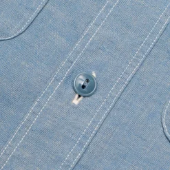 Full Count Chambray Shirt Blue