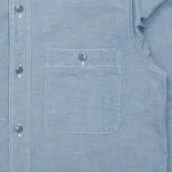 Full Count Chambray Shirt Blue