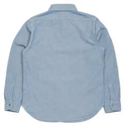 Full Count Chambray Shirt Blue