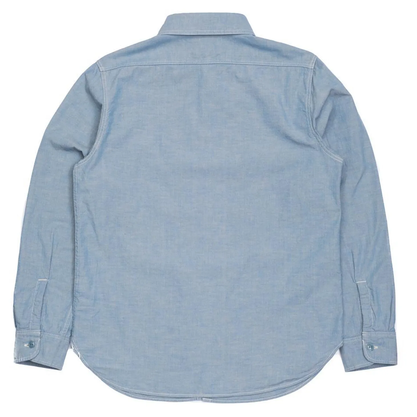 Full Count Chambray Shirt Blue