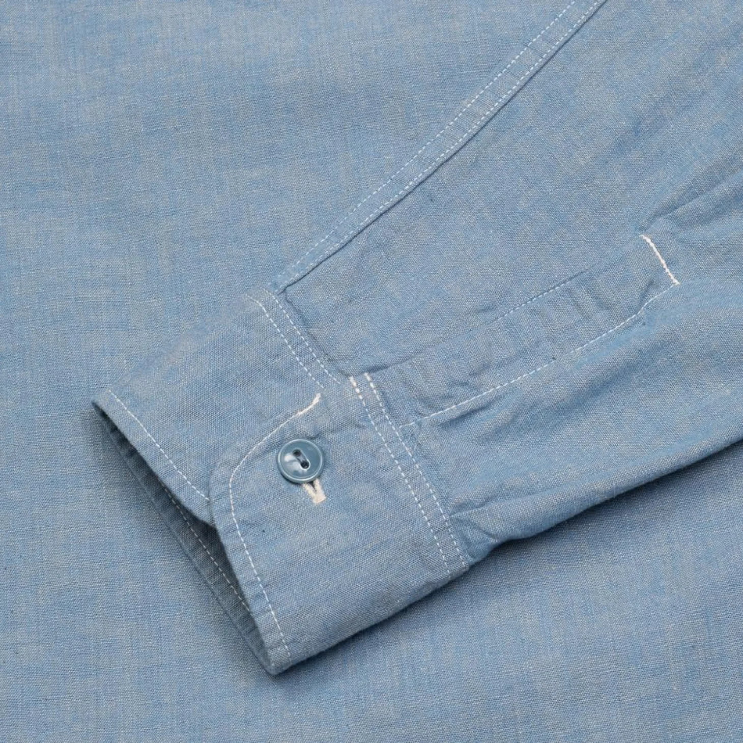 Full Count Chambray Shirt Blue