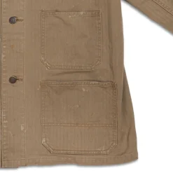 Full Count HBT Military Chore Jacket Olive Drab