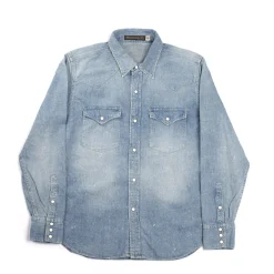 Full Count 4894HW Denim Western Shirt