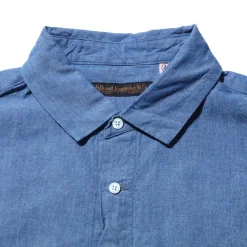 Full Count Relax S/S Chambray Shirt Indigo