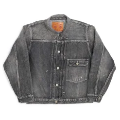 Full Count Type 1 Denim Jacket Dartford Black