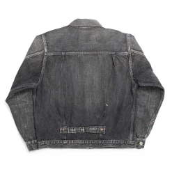 Full Count Type 1 Denim Jacket Dartford Black