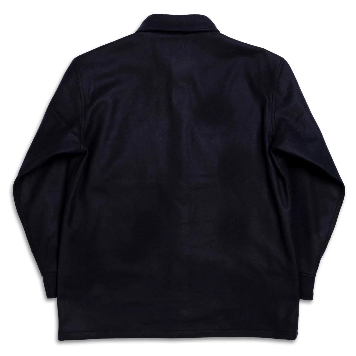 Full Count Wool CPO Shirt Navy