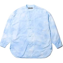 Haversack China Button Shirt Blue
