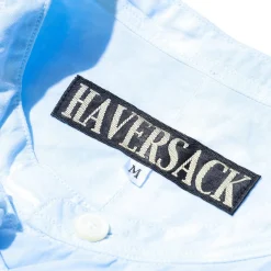 Haversack China Button Shirt Blue