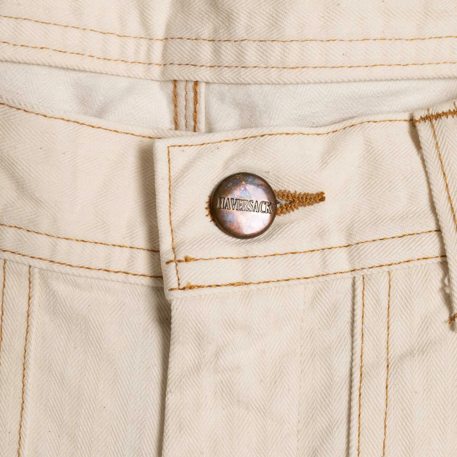 Haversack Double Knee Painter Pants HBT Ecru