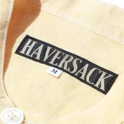 Haversack Linen Dungaree Pullover Shirt Mustard