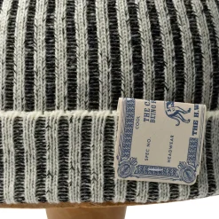 H.W. Dog Rib Smart Knit Cap White