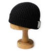 H.W. Dog Rib Smart Knit Cap Black